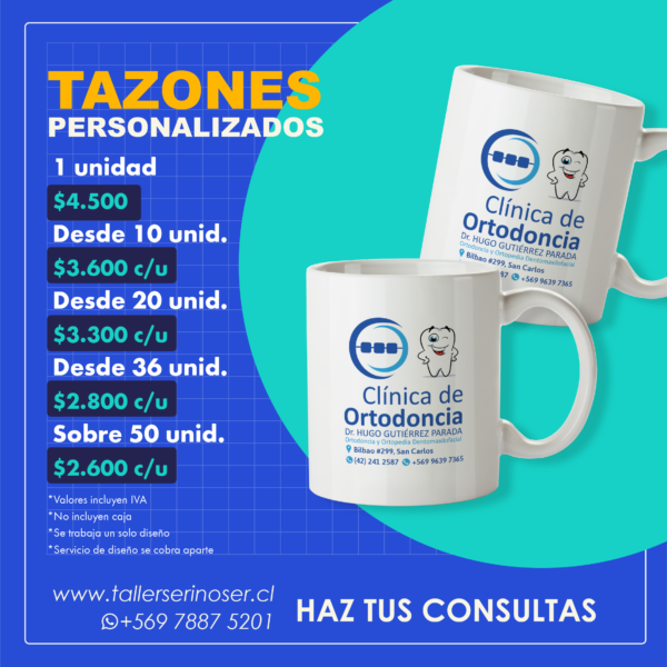 Tazones personalizados