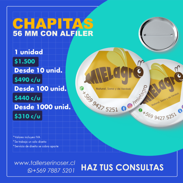Chapitas Personalizadas