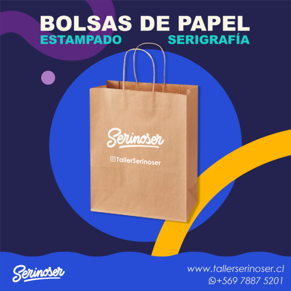 Bolsas de papel 25x30x12 cm
